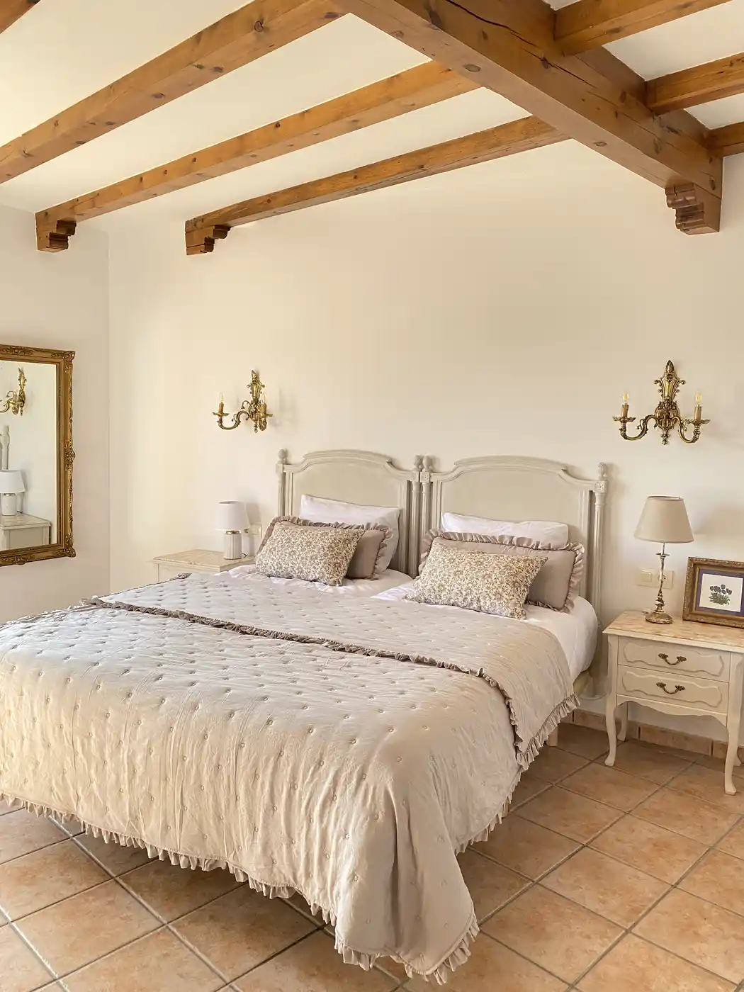 Habitación casa rural Hacienda Pagovillano Guadamur Toledo