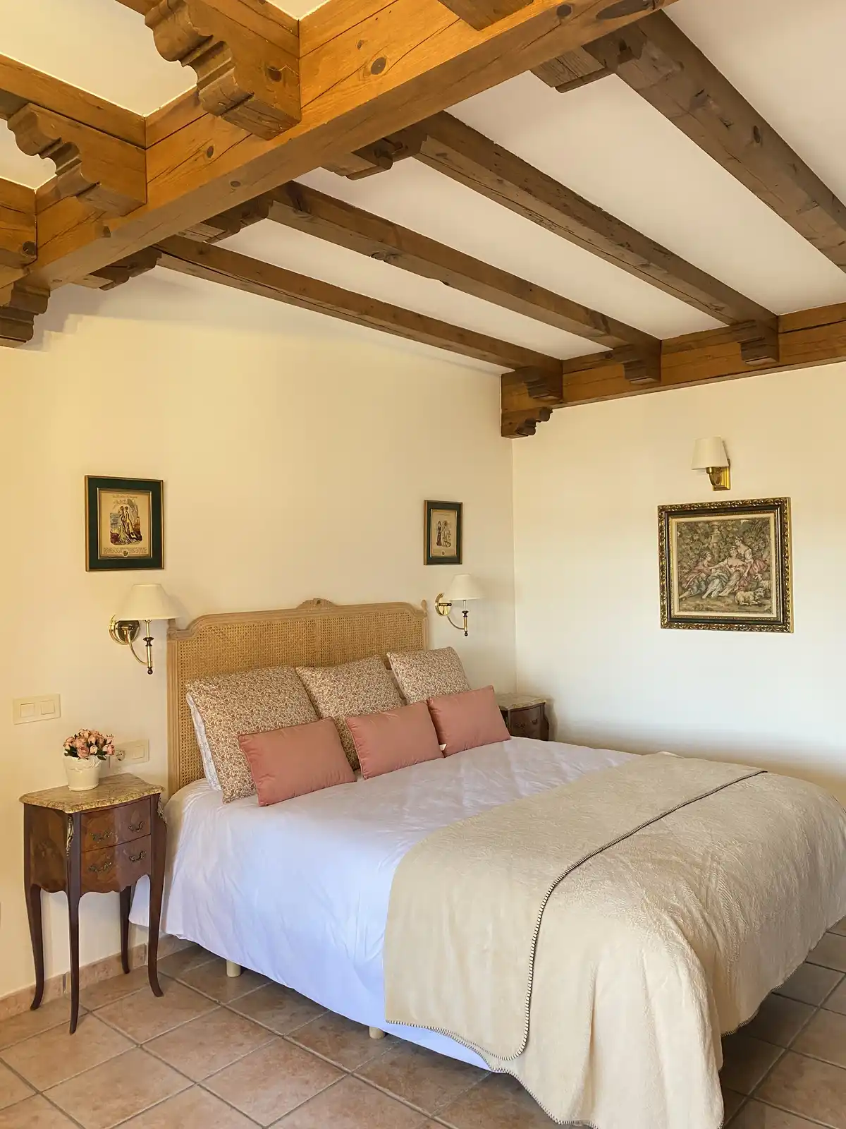 Habitación casa rural Hacienda Pagovillano Guadamur Toledo